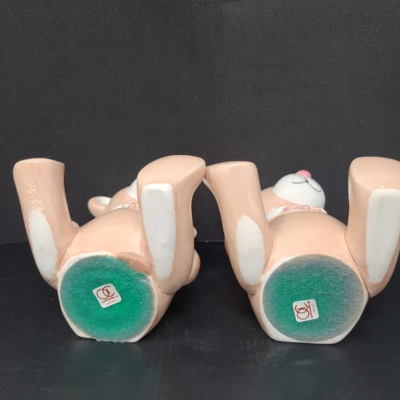 Vintage Boookends Ceramic Hand Painted Teddy Bear Bookends Book Stopper - Picture 8 of 9